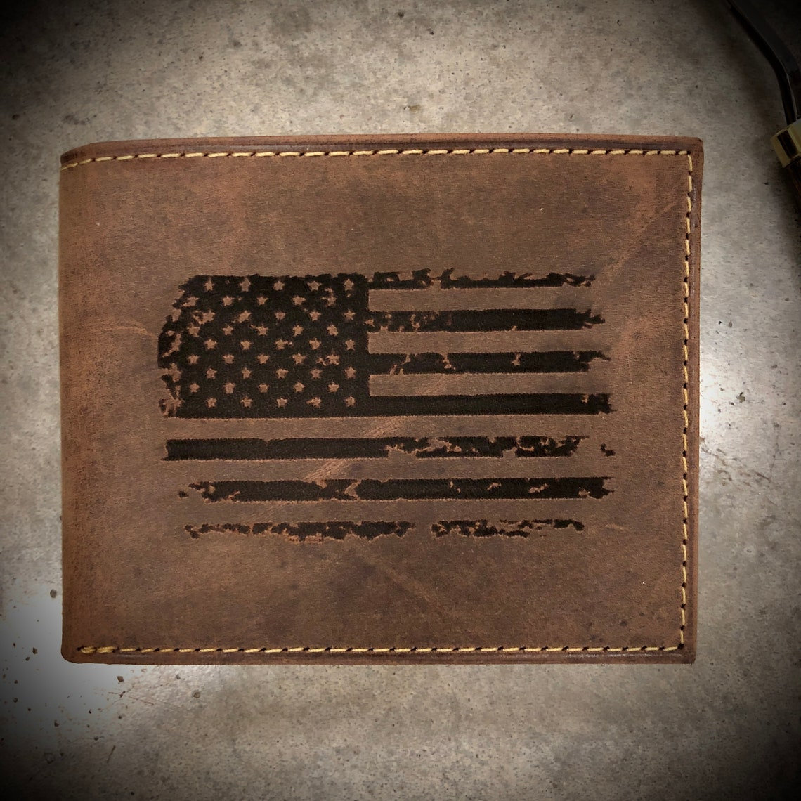 DISTRESSED LEATHER WALLETS
