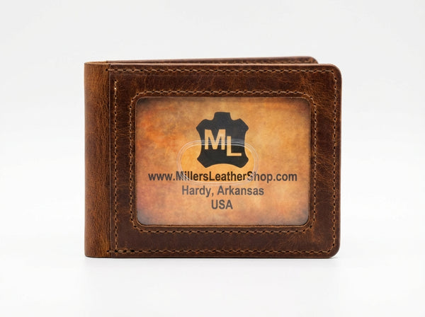 Horizontal Front Pocket Wallet - Eagle Concho