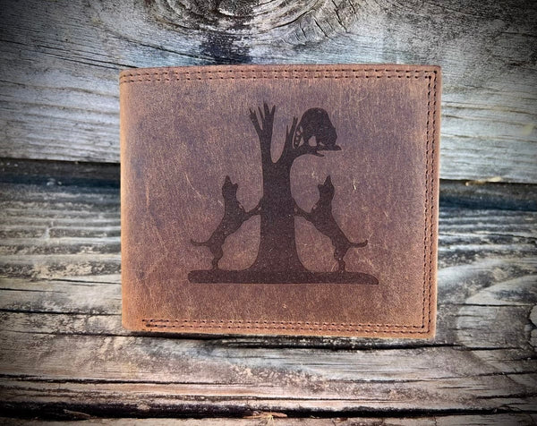Coon Hunter Bifold Leather Wallet