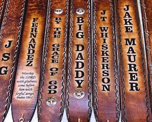 Guitar Straps by Miller's Leather Shop