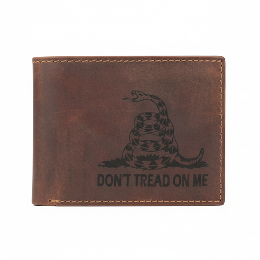 Gadsden Flag Don't Tread on Me- BIFOLD WALLET