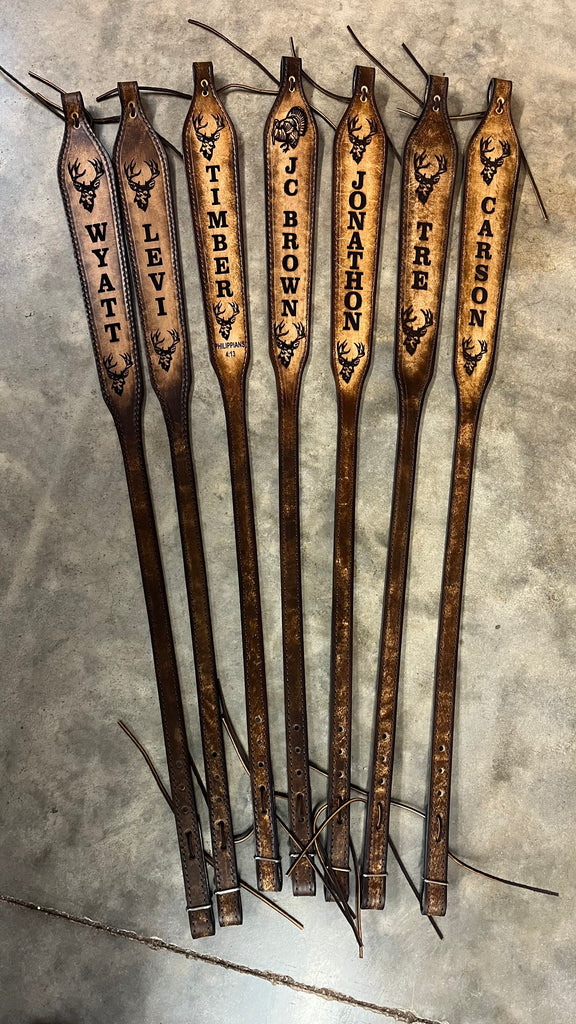 RIFLE SLING, Deer hunter sling, Big BUCK RIFLE SLING, Name Engraved Free! Made in the USA
