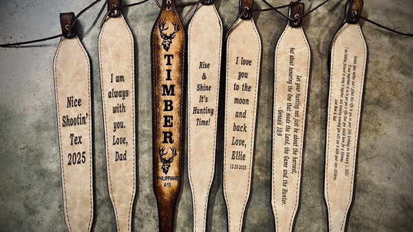 RIFLE SLING, Deer hunter sling, Big BUCK RIFLE SLING, Name Engraved Free! Made in the USA