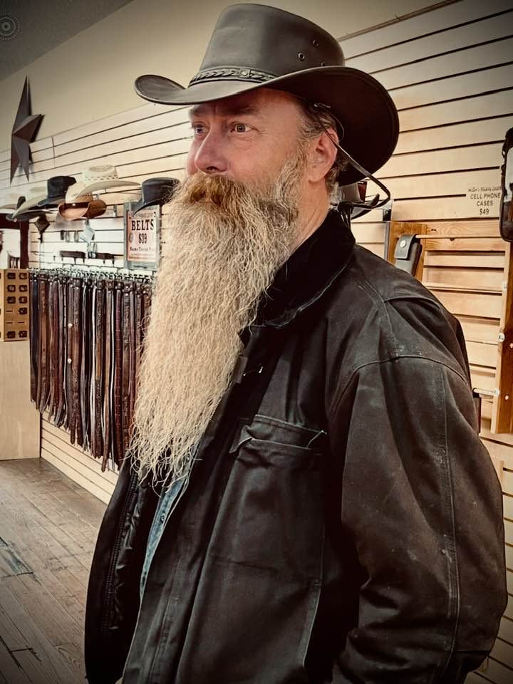 THE LONE WOLF BUFFALO BROWN LEATHER HAT