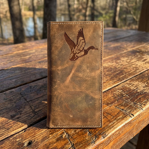 DUCK Hunter Roper Long Wallet - Miller's Leather Shop