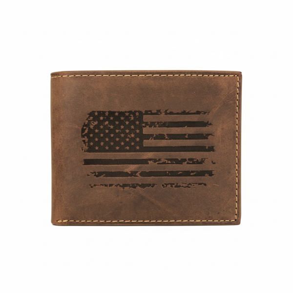 American Flag Patriotic Wallet Bifold
