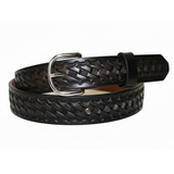 Leather Belt - Handcrafted Basket Weave Full-Grain Cowhide | Miller's
