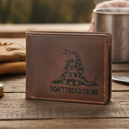 Gadsden Flag Don't Tread on Me- BIFOLD WALLET