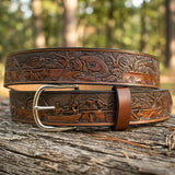 Handmade Leather Fishing Belt