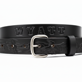 Custom Handmade Leather Belt - Full-Grain Cowhide | Miller's Leather S