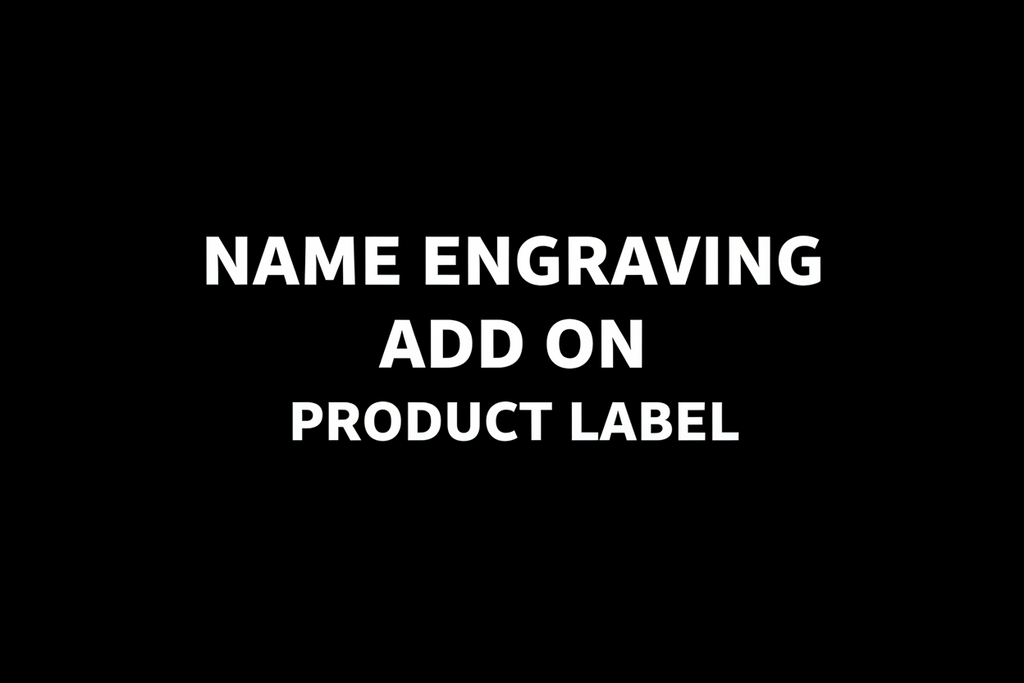 Name Engraved in Middle