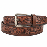 Custom Handmade Leather Belt - Full-Grain Cowhide | Miller's Leather S
