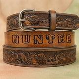 Handmade Leather Fishing Belt
