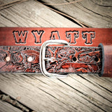 Handmade Leather Fishing Belt