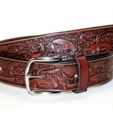 Custom Handmade Leather Belt - Full-Grain Cowhide | Miller's Leather S