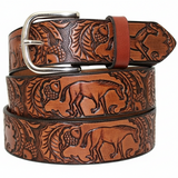 Custom Handmade Leather Belt - Full-Grain Cowhide | Miller's Leather S