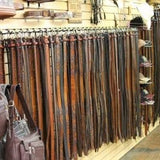Handmade Horse & Acorn Full Grain Leather Belt - Miller's Leather Shop