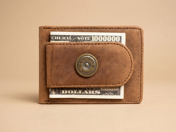 Horizontal Front Pocket Wallet - Shotgun Shell Concho