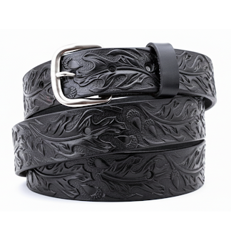 Oak Leaf and Acorn, Carved Leather Belt, Personalized Free!