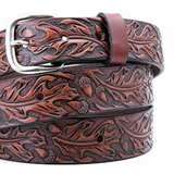 Custom Handmade Leather Belt - Full-Grain Cowhide | Miller's Leather S