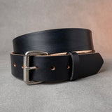 Handcrafted Leather Belt - Brown Smooth Leather by Miller's - Made in