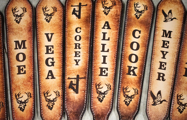 MillerLeather.com Handmade Leather Rifle Sling, Personalized Sling for Hunters, Made in the USA