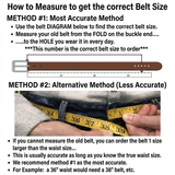 Horse and Acorn Leather Belt