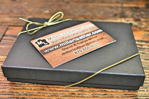 Leather Keychain - Tooled 'Dad' Quote - Miller's Leather Shop