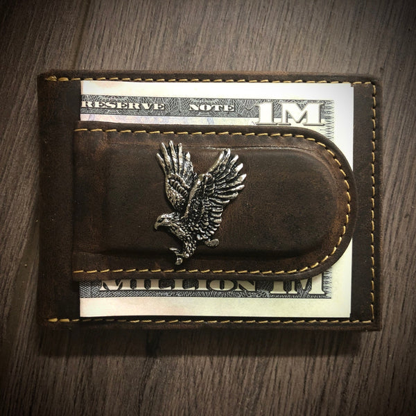 EAGLE FRONT POCKET MONEY CLIP WALLET