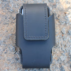 Custom Leather Cell Phone Case -- Plain Smooth Leather--No concho