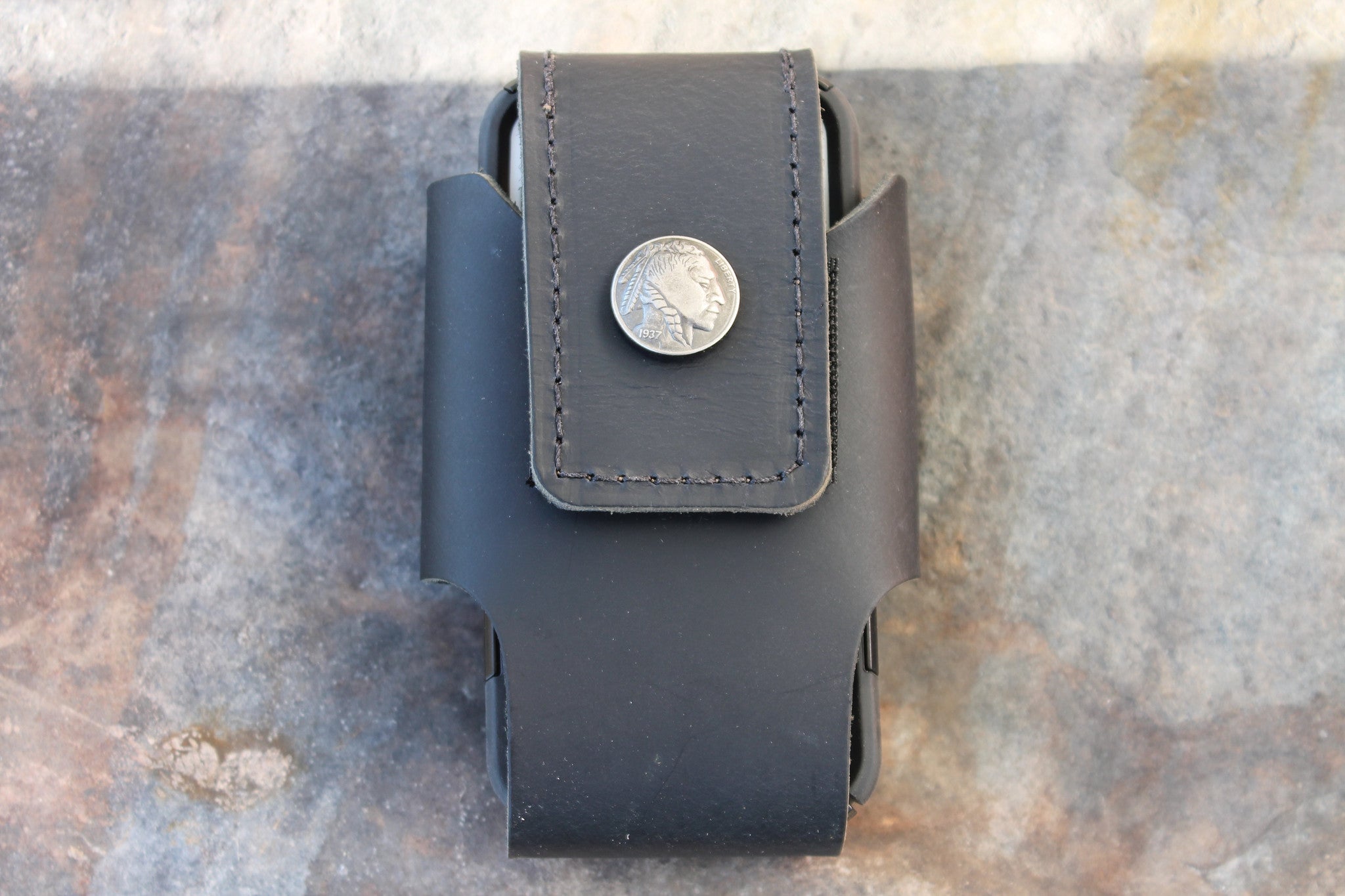 Custom Cell Phone Case with INDIAN NICKEL concho