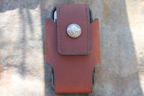 Custom Cell Phone Case with BUFFALO NICKEL concho