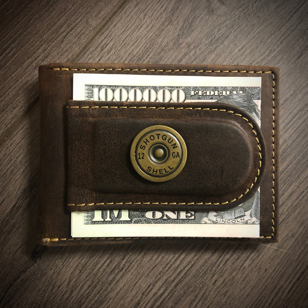 SHOTGUN SHELL MONEY CLIP WALLET