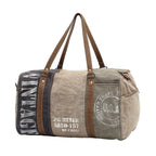 VINTAGE "USA" PRINT BIG DUFFEL TRAVELLER BAG  SKU: S-1001