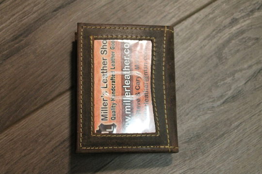 Christian Cross Money Clip Wallet, Front Pocket Wallet