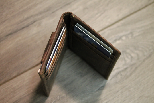 Christian Cross Money Clip Wallet, Front Pocket Wallet