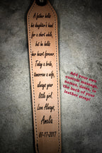Leather Rifle Sling, Personalized Sling for Hunters, Made in the USA