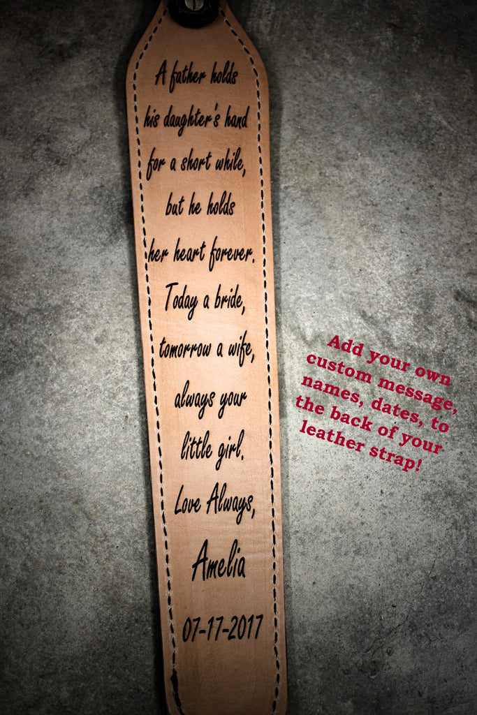Leather Rifle Sling, Personalized Sling for Hunters, Made in the USA