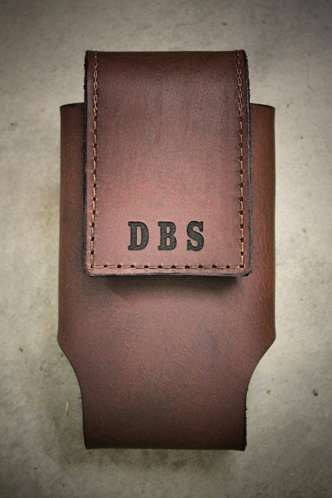 Custom Leather Cell Phone Case - Handmade Heavy Duty Holster Custom Leather Cell Phone Case - Handmade Heavy Duty Holster