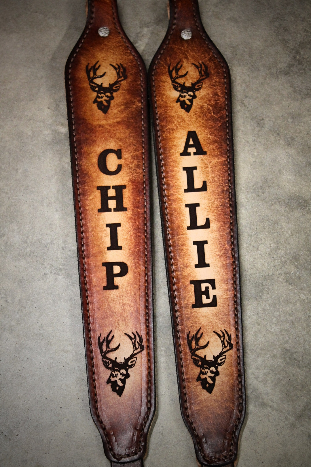 RIFLE SLING, Deer hunter sling, Big BUCK RIFLE SLING, Name Engraved Free! Made in the USA