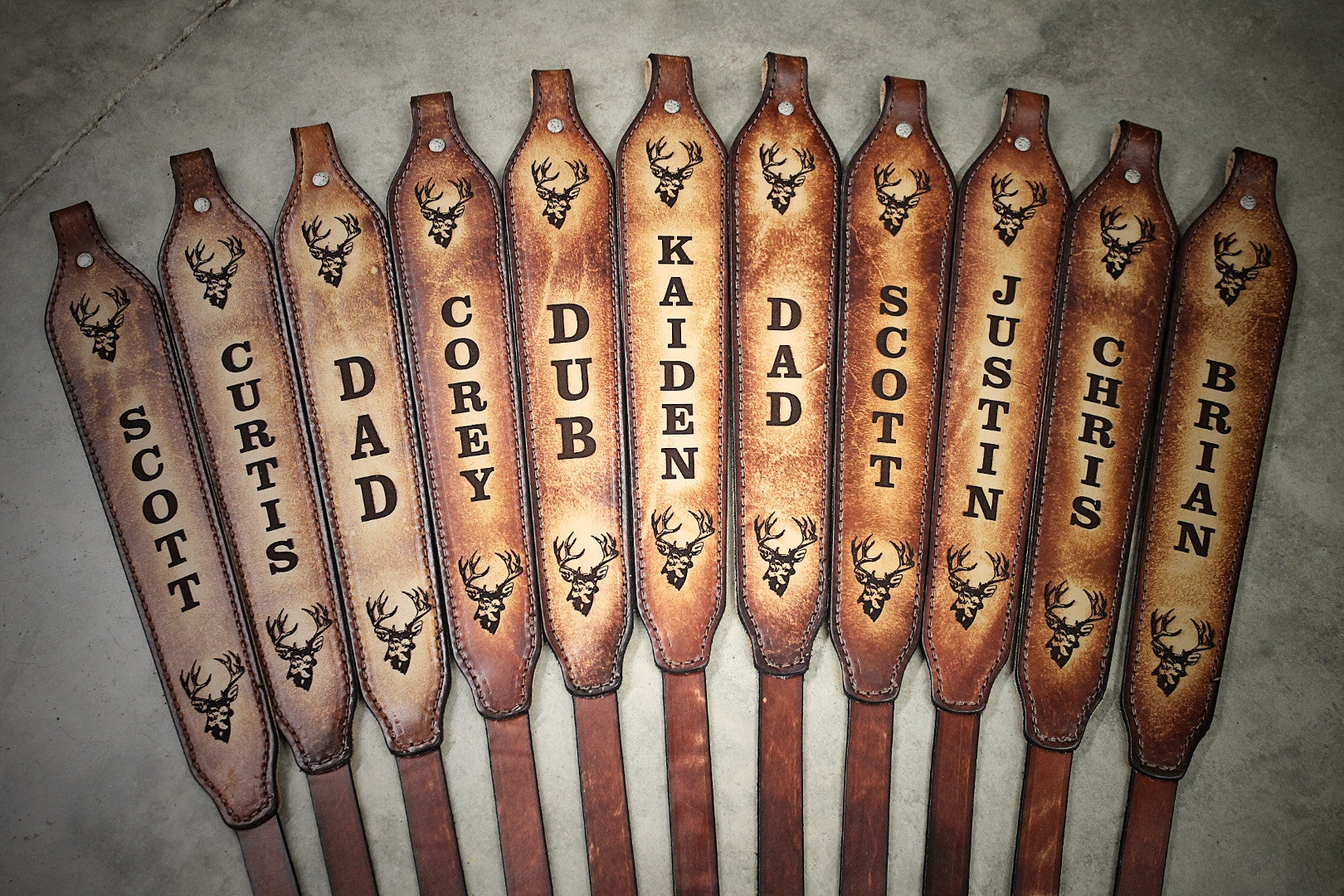 RIFLE SLING, Deer hunter sling, Big BUCK RIFLE SLING, Name Engraved Free! Made in the USA