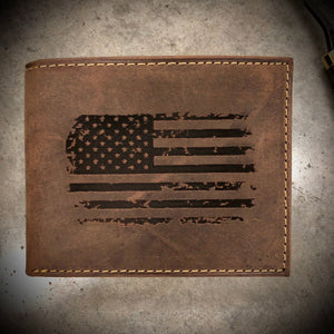 American Flag Patriotic Wallet Bifold