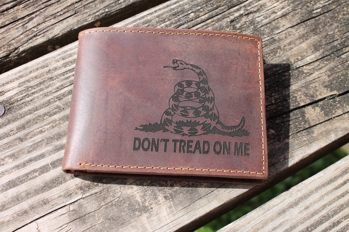 Gadsden Flag Don't Tread on Me- BIFOLD WALLET