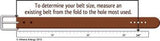 Handmade Brown Leather Belt - Solid Buffalo Leather Made in USA - Mill