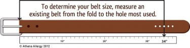 Leather Belt with Shotgun Shell Loop accent in Brown or Black (Solid Leather and no stitching)