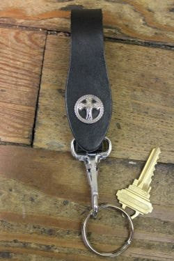 Leather Key Holder with Snap Closure | Personalized Key Keeper
