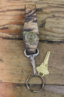 Handcrafted Leather Key Keeper with removable Key Ring --Snaps over your belt, purse strap--Initials Engraved Free!