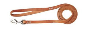 Handcrafted Leather Big Dog Leash in Heavy Oil Tanned Leather