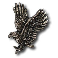 Set of 2 EAGLE IN FLIGHT Conchos with caps --Rivet Back