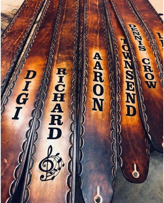 Guitar Straps by Miller's Leather Shop